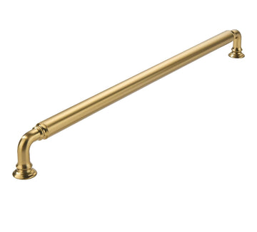 18 Inch Hole Center Appliance Pulls Brushed Brass Cabinet pulls Heavy Duty Solid Hardware s Dressing Tables