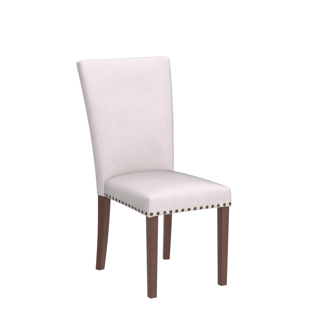 Upholstered Parsons Set of 4, Beige