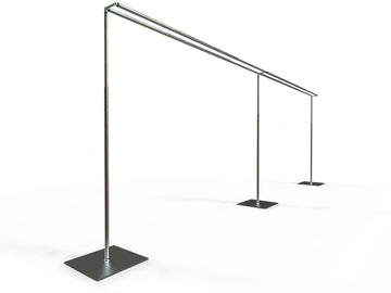 Adjustable Heavy Duty Portable Pipe and Drape Backdrop Kit 10FT x 20FT Double Crossbar Easy Set Up for