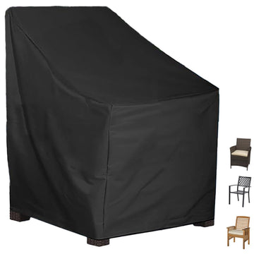 24D x 24W x 36H UV-proof Waterproof Furniture Patio Cover 250D black 24x24x36 breathable dust proof sofa table chair