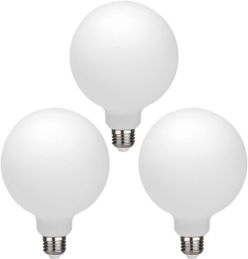 LED Edison Globe Light Bulb, Warm White 2700K CRI 95, LED Filament Light Bulb, 5.5W Equivalent to 60W, G30(G95)