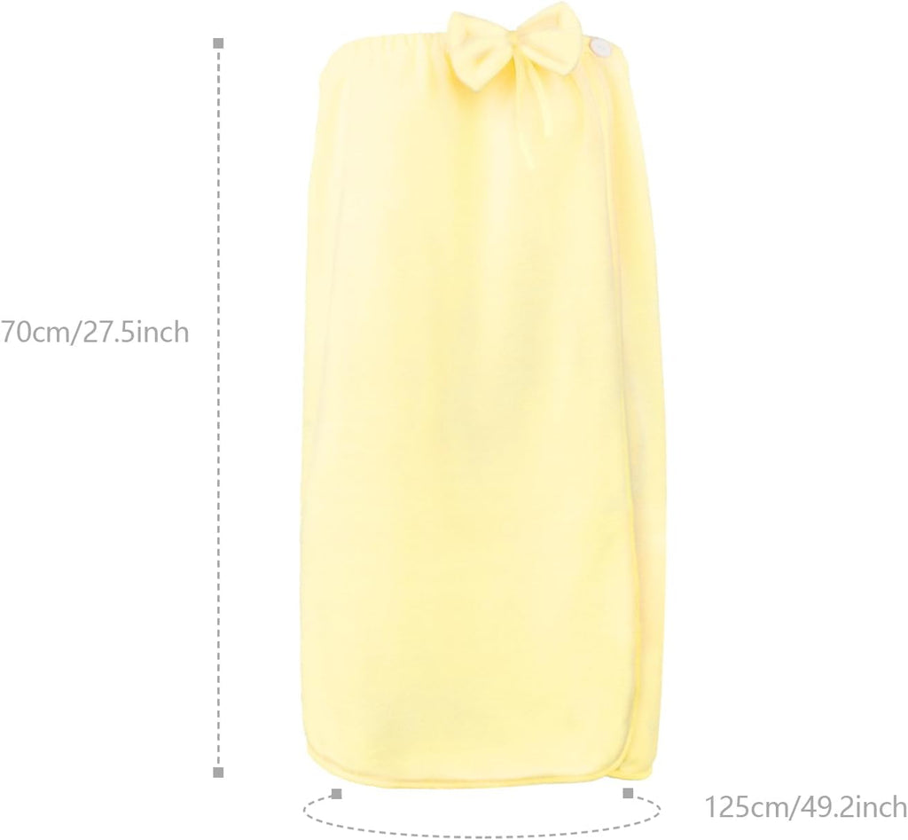 Kids Girls Spa Bath Towel Robe Beach Shower Cover Up Body Wrap
