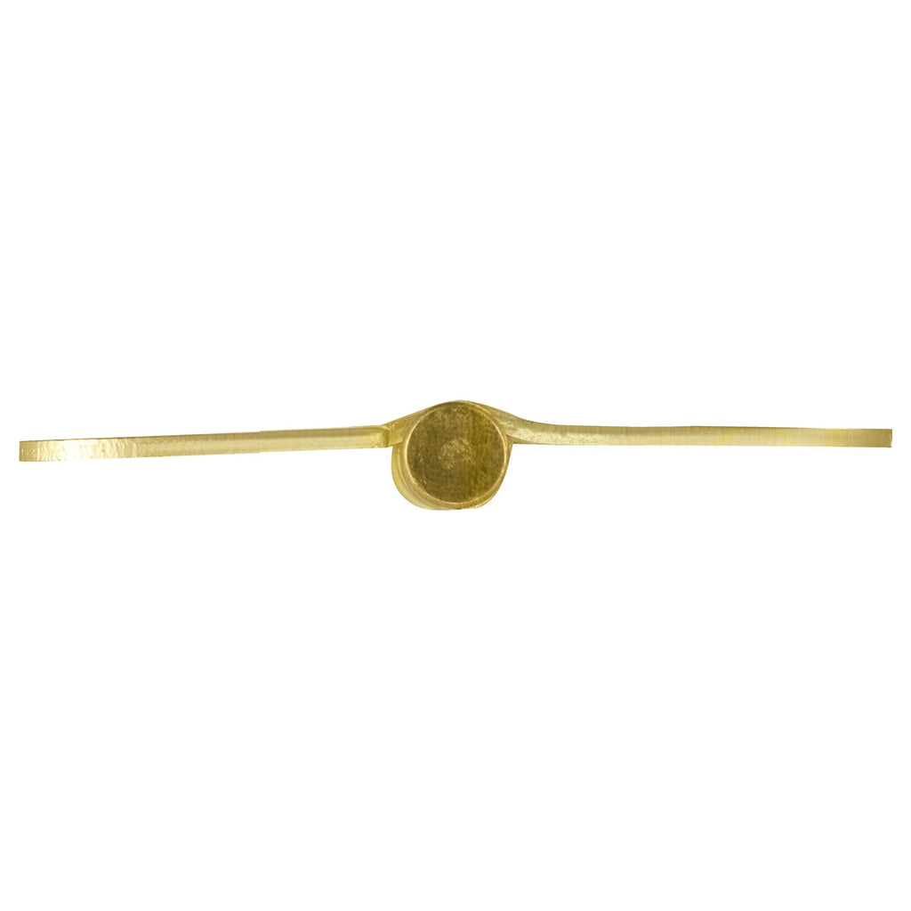 Interior Door Hinge, 3.5", Satin Brass