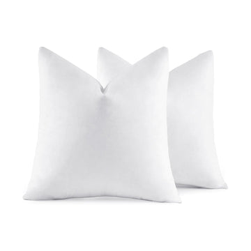 26x26 Euro Pillow Inserts, Set of 2 Feather Down Throw Pillows