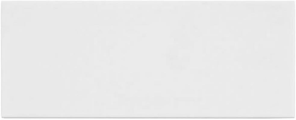 White 4x10 Ceramic Subway Wall Tile (Exact Size 4-1/4 x 10) Backsplash Matte Finish Shower, Accent Decor, Fireplace