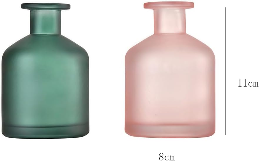 250ml Frosted Glass Reed Diffuser Bottle,Empty Fragrance Container