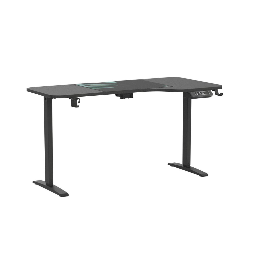 63-Inch Dual Motor L-Shaped Electric Standing Desk, Black
