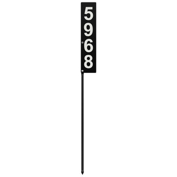 Metal House Numbers for Outside, Yard Address Signs with Stakes