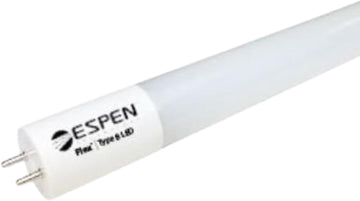 2FT T8 LED Tube Light 9W 1100 Lumens, Type B Ballast Bypass, Flex Single-End Powered, 0-10V Dimmable