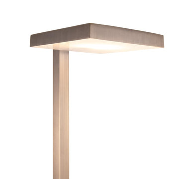 12V Cast Brass Flat Top Path Light (Bronze)