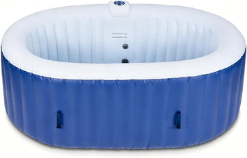 2 Person Inflatable Hot Tub with 100 Air Jets - Portable Outdoor Spa | 100 Air Jets, Portable, Outdoor Spa
