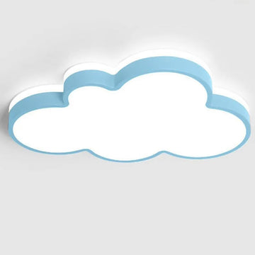 Cloud LED Flush Mount Ceiling Light, 19" Dimmable Nursery Light Fixture