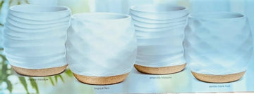 Luxury Candle in ceramic vessel - poured in USA - (-12 oz Candles Soy, Scented/Fragranced Ceramic - Set of 4