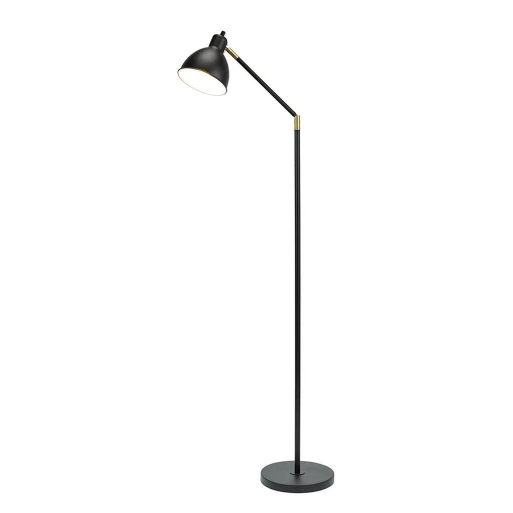 Modern Adjustable Floor Lamp, Standing Lamp, Living Room Light, LED Bulb NOT Included, 54.5", Black