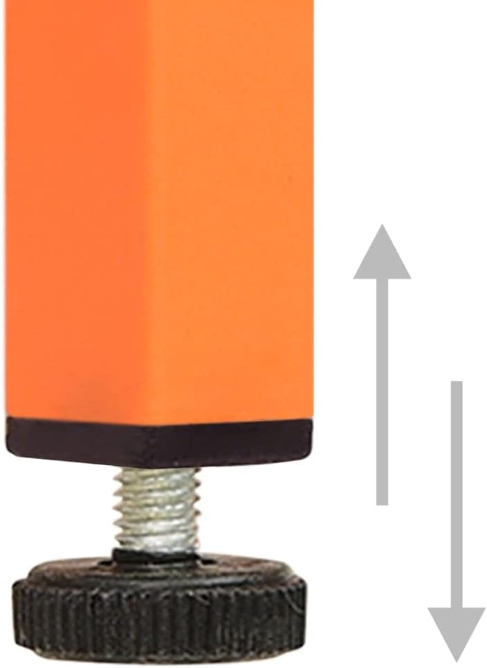 3-Drawer Metal Storage Cabinet, Modern Orange Accent Chest with Smooth Ball-Bearing Slides, Sturdy Steel Organizer