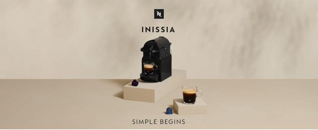 Inissia Espresso Machine by with Milk Frother, 24 ounces, Black | Milk Frother