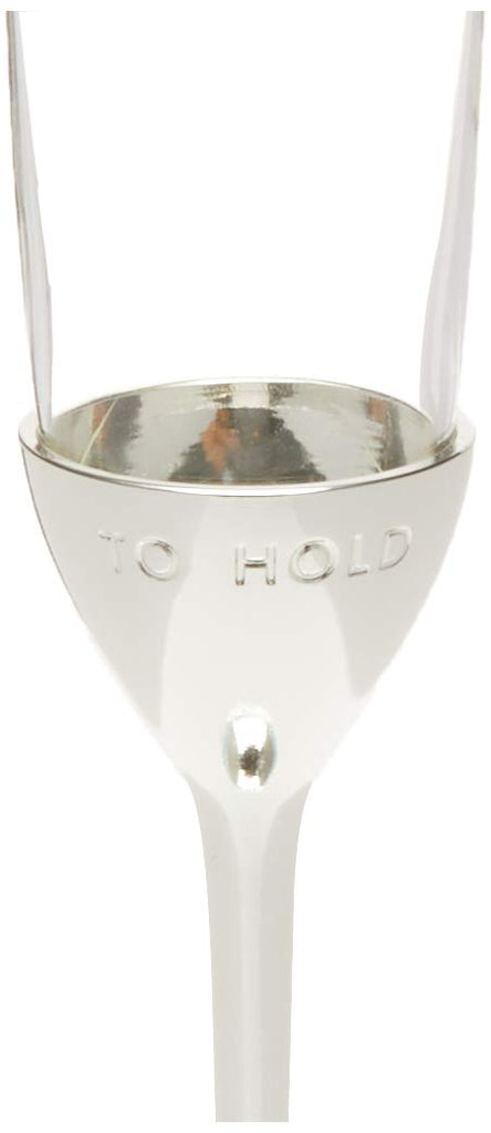 Take The Cake 2-Piece Champagne Flute Set, 2 Count (Pack of 1), Clear