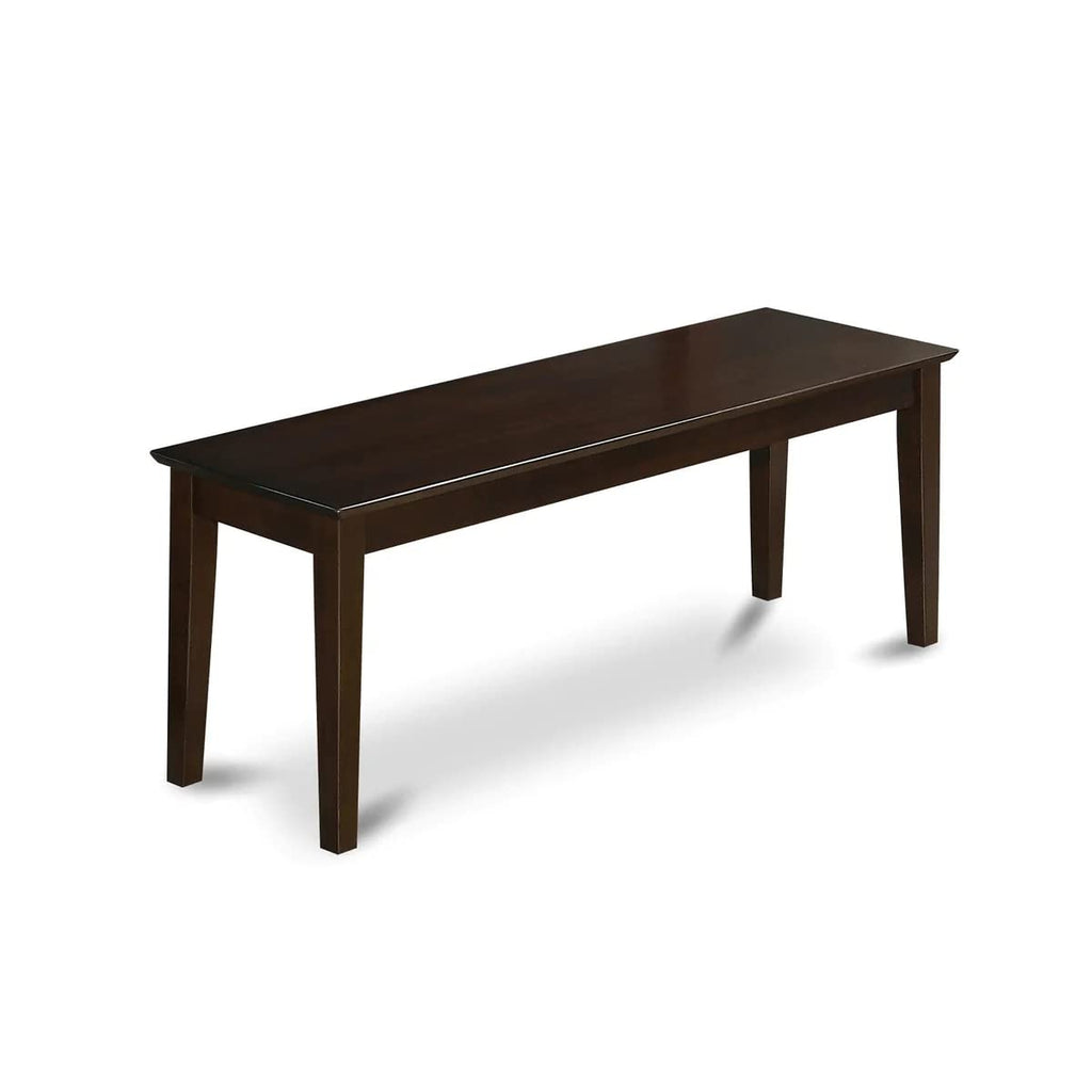 West Furniture 6 Piece Kitchen Table Set Contains a Rectangle Dining Table and 4 Dining Chairs with a