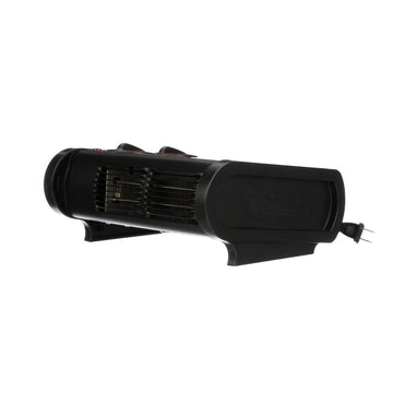 True North Heater. Low Profile, Quiet, Powerful Heater for Work and Home. Black, 11.25" x 8" x 5" (9206CABBX)