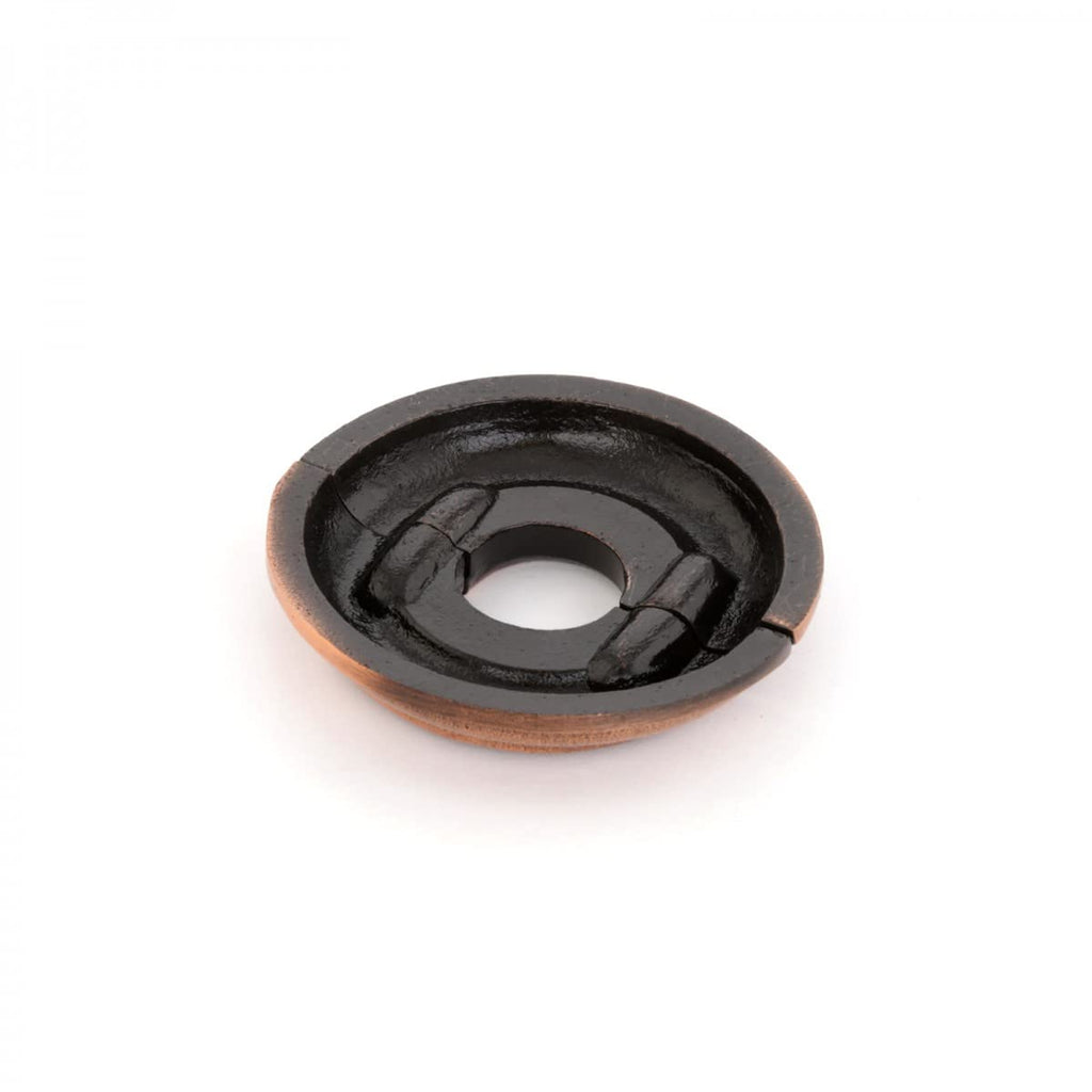 3.13 in OD 1/2 in IPS Antique Copper Radiator Flange