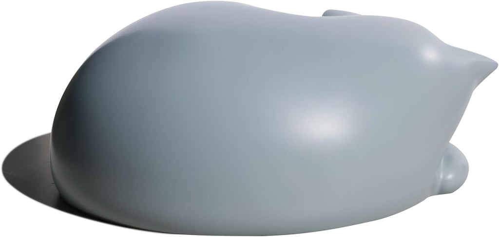 Cat Urn, Sleeping Resin Cremation Pet Urns for Cat Ashes, Gray