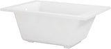 VTPN483219T 48-Inch Acrylic Drop-In Tub, Glossy White