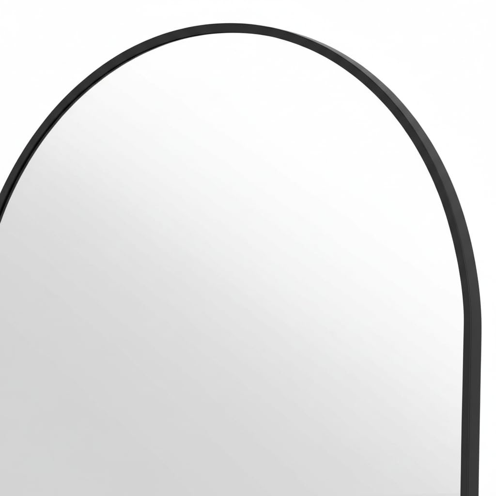 86x40 Arched Full Length Mirror, Floor Mirror with Stand