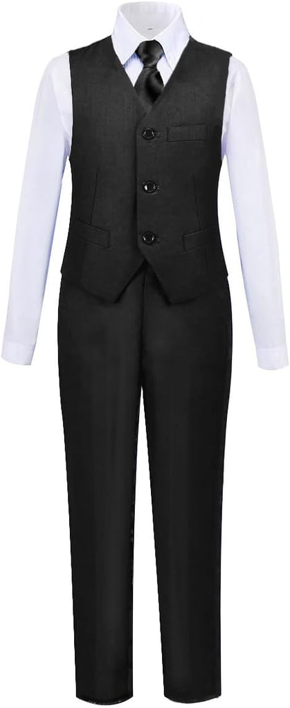 Toddler Boys Suit Kids Formal Slim Fit Suits Boy Tuxedo for Wedding