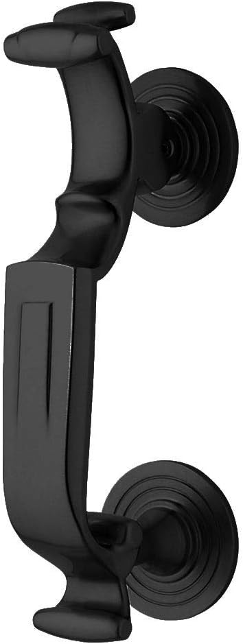 S Door Knocker, Black