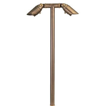 Twinnovator Cast Brass 12V Adjustable Path Light (Bronze)