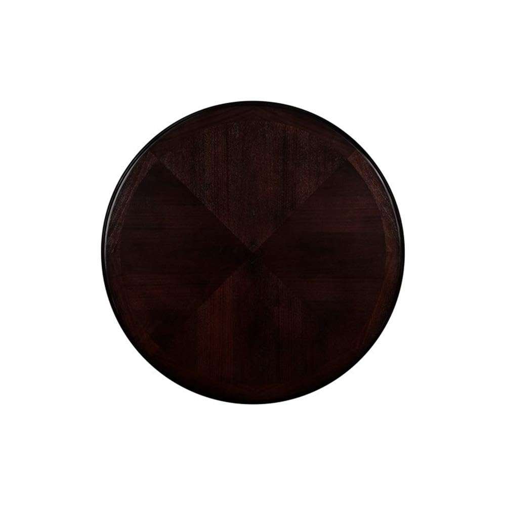 Gia 5-Piece Round Counter Height Set with 1 Dining Table and 4 Chairs, 42", Ebony