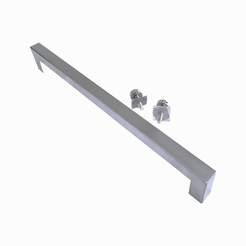 Appliance Pull/Handle - Square 18′′ C/C Stainless Steel Bar 25mmx25mm - Satin Steel