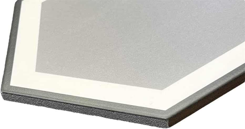 9 Inch Hexagon Satin 9x10 Porcelain Floor Wall Tile Backsplash Shower, Accent Decor, Fireplace, Flooring (6.89 Square