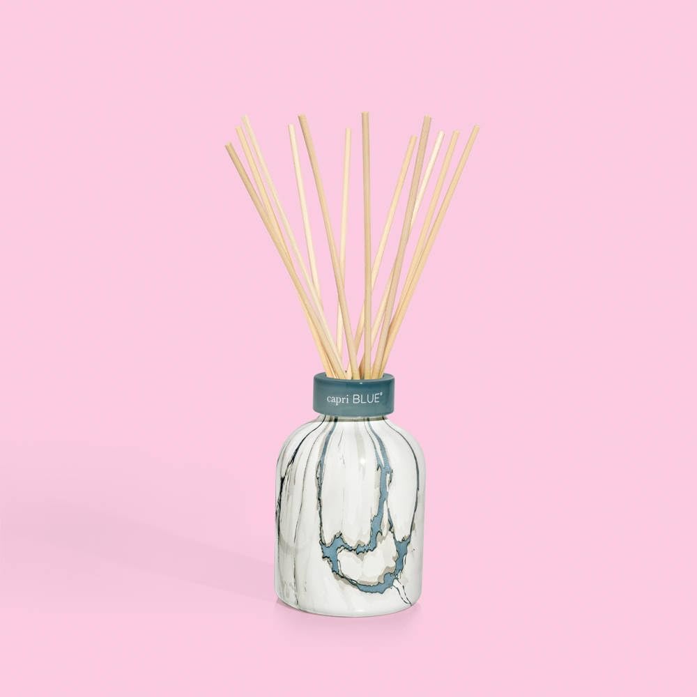 Modern Marble Reed Diffuser Set - Includes Reed Diffuser Sticks, Scented Oil & Glass Bottle - Luxury Scents Decor &