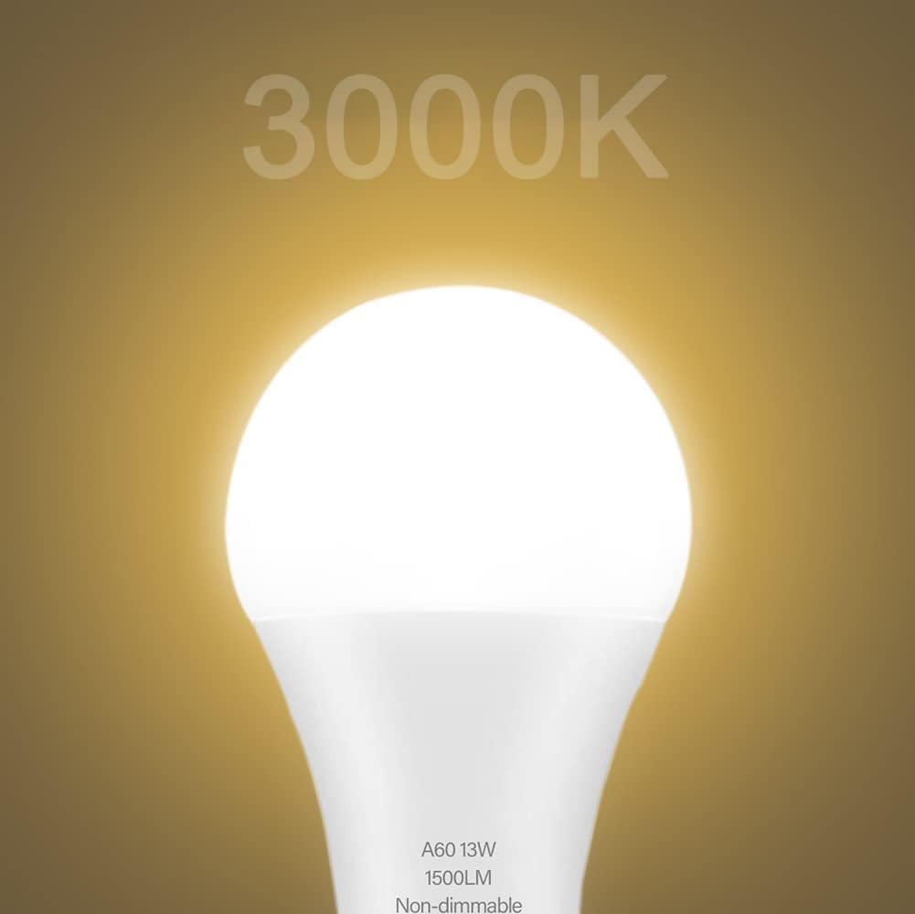 150 Watt Equivalent LED Light Bulb, A21 Bright Warm White 3000K