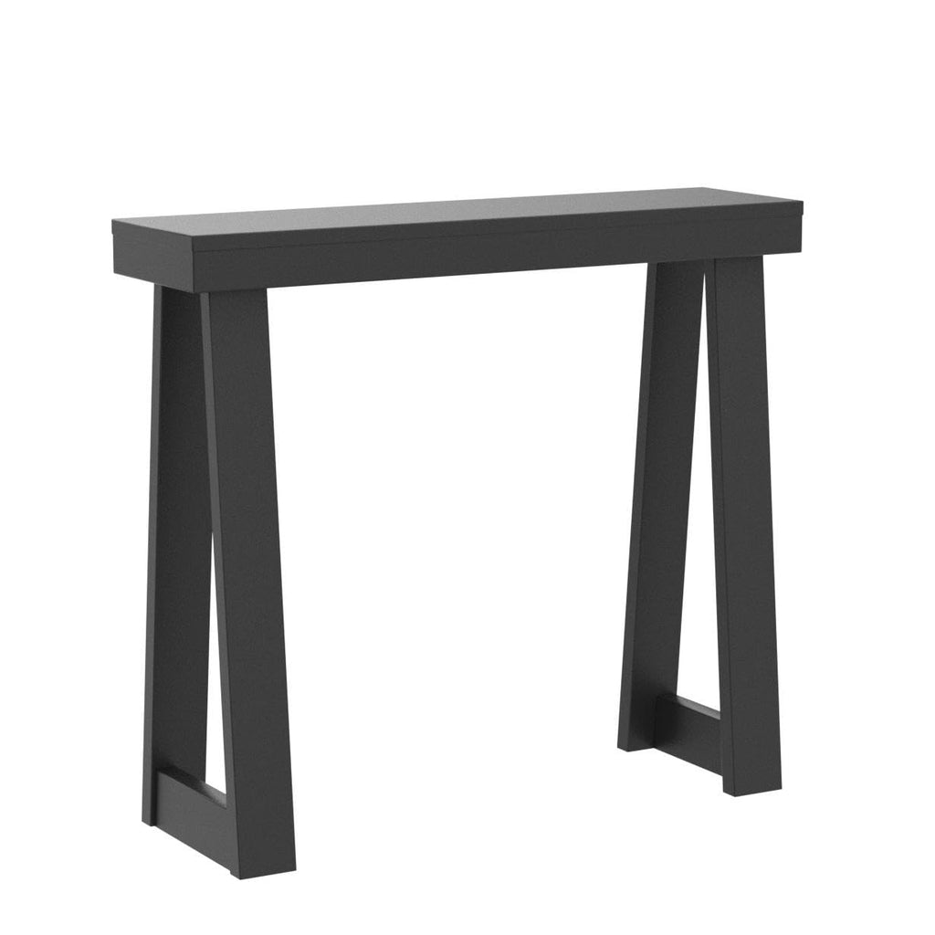 Classic Console Table, 36 Inch, Black