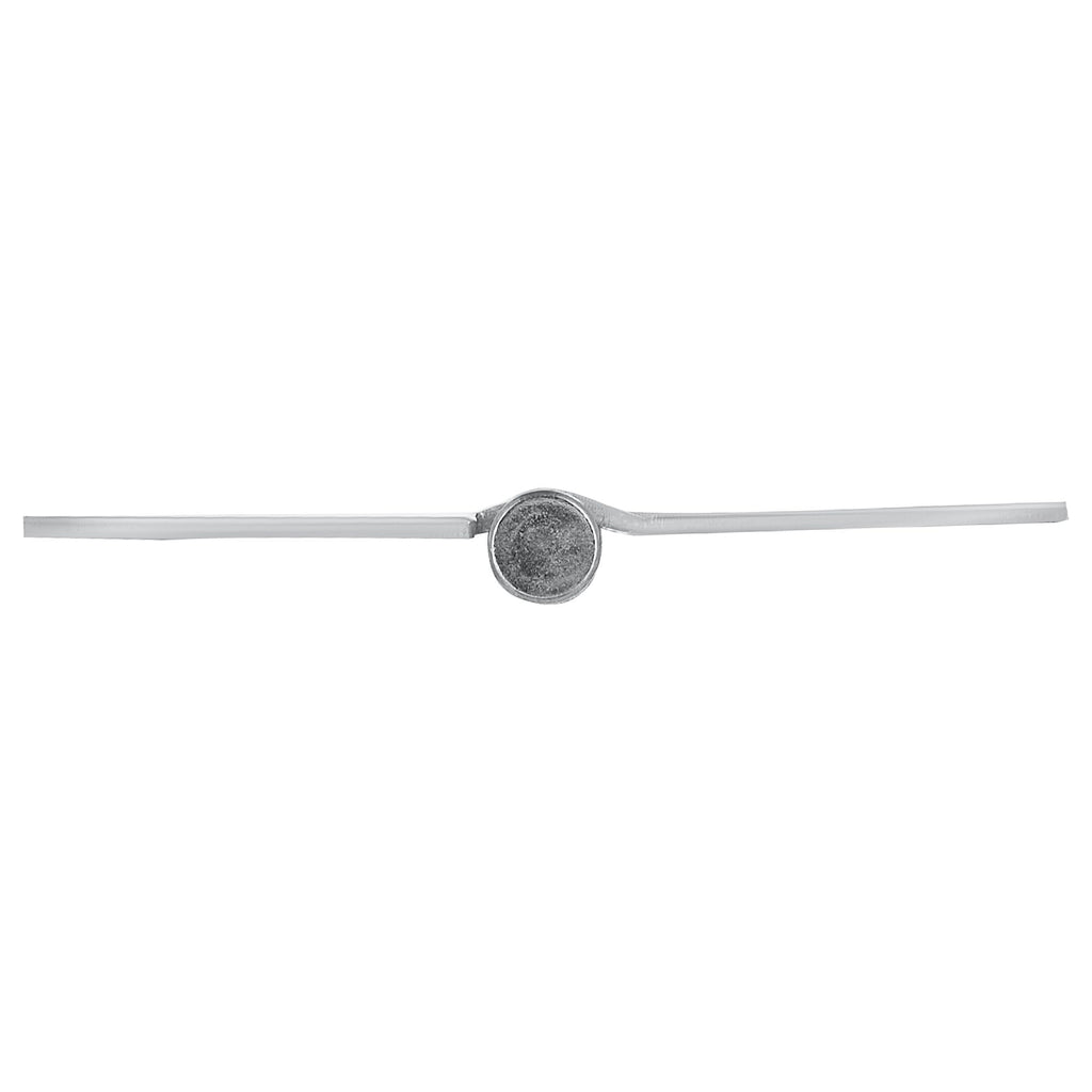 Interior Door Hinge, 4", Brushed Chrome
