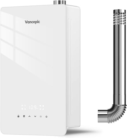 Natural Gas Tankless Water Heater Indoor - Max 4.8 GPM 110, 000 BTU