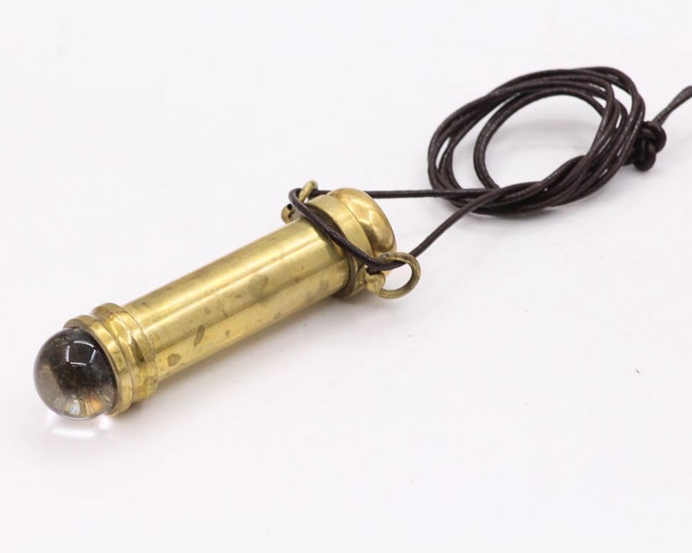 Teleidoscope Brass Kaleidoscope, Pendent Style Pocket Scope Neckalce, A Unique Gift to Christmas and Thanksgiving