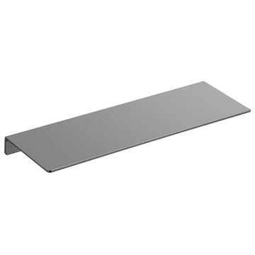 16 inch Gray Floating Shelf for Wall Organizer & Storage, Display Shelf, Metal Wall Shelf
