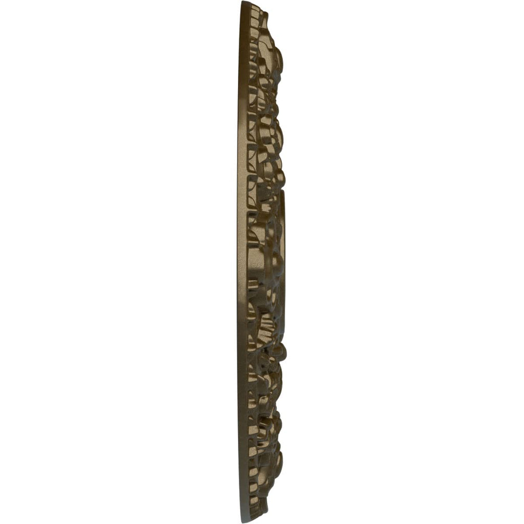 Rose Ceiling Medallion, Brass