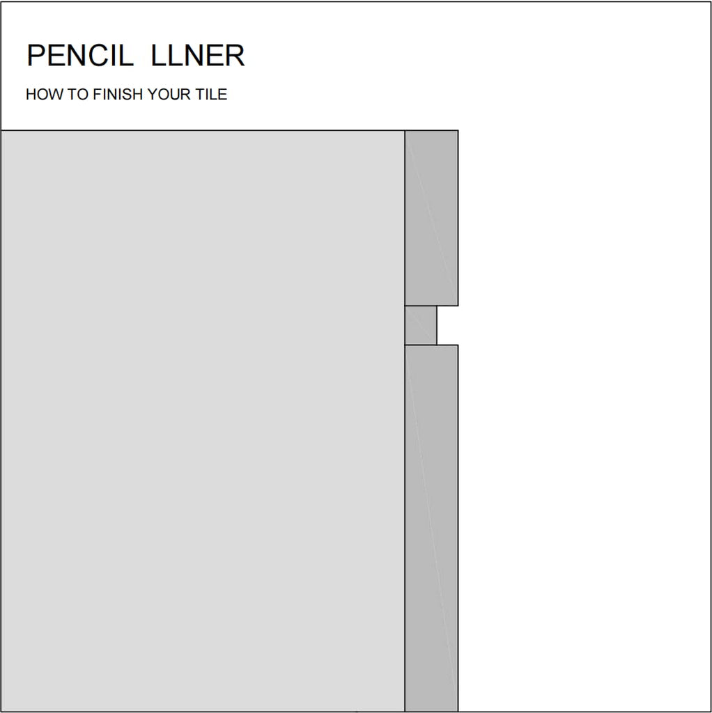 15 Pcs Black Marble Tile Edge Trim, 12 Inch Marble Pencil Liner Both Side Polished, Backsplash, Kitchen, Tile