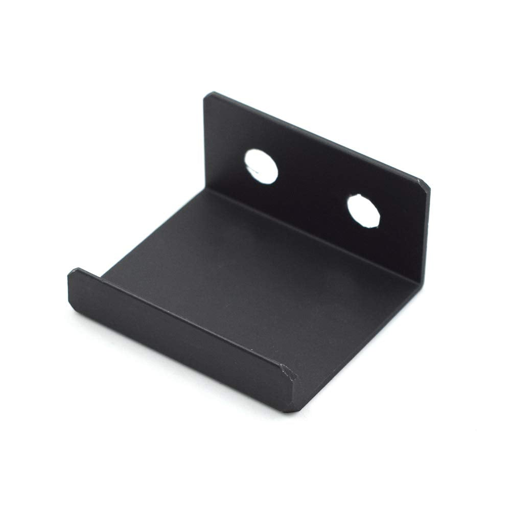 1.38 Inch Finger Pull 10Pcs, 0.63 Inch Hole Centers, Aluminum Alloy, Black