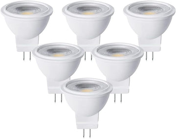 MR11 LED Bulb 3W 12V AC/DC Low Voltage Led Landscape Light Bulbs GU4 Bi-pin Non-Dimmable LED Spotlight Bulb Warm