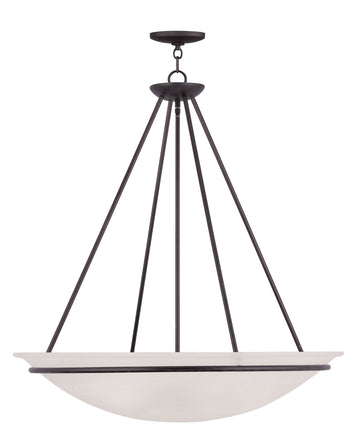 Livex Newburgh 5 Light Bronze Pendant - C185-4828-07