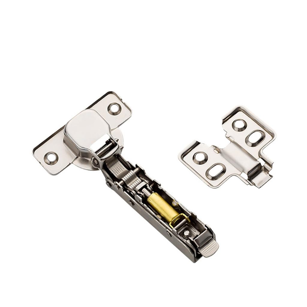 2-Pack Frameless Concealed Cabinet Hinges, Soft-Close, 2D Adjustable (Inset)