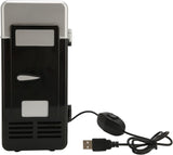 Mini USB Fridge Cooler Beverage Drink Cans Cooler Warmer Refrigerator for Laptop Bedroom, Portable Cold Fridge for