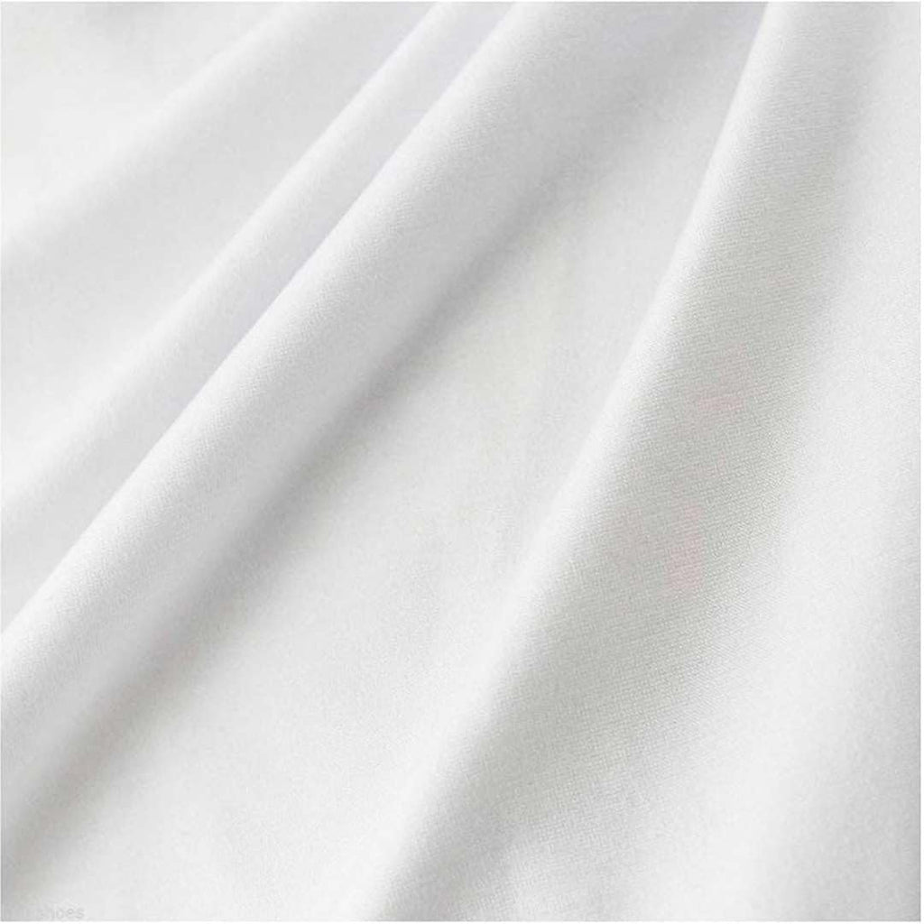 Olympic Queen Sheets (66 x 80) - White Solid, 4 Piece Camper Sheet Set, 100% Egyption Cotton, 8 Inch Deep Pocket