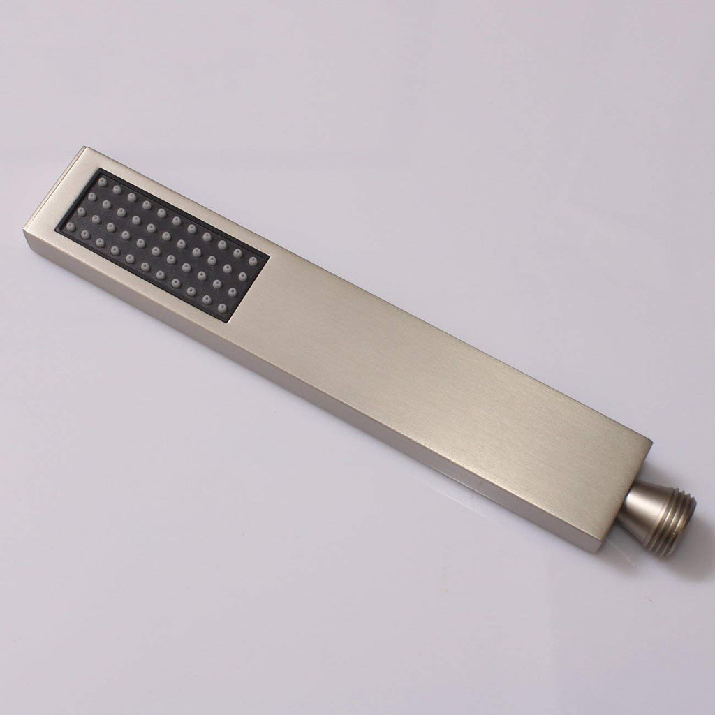 Hand Held Shower Head With Wall Connector Holder and 1.5M Hose Set