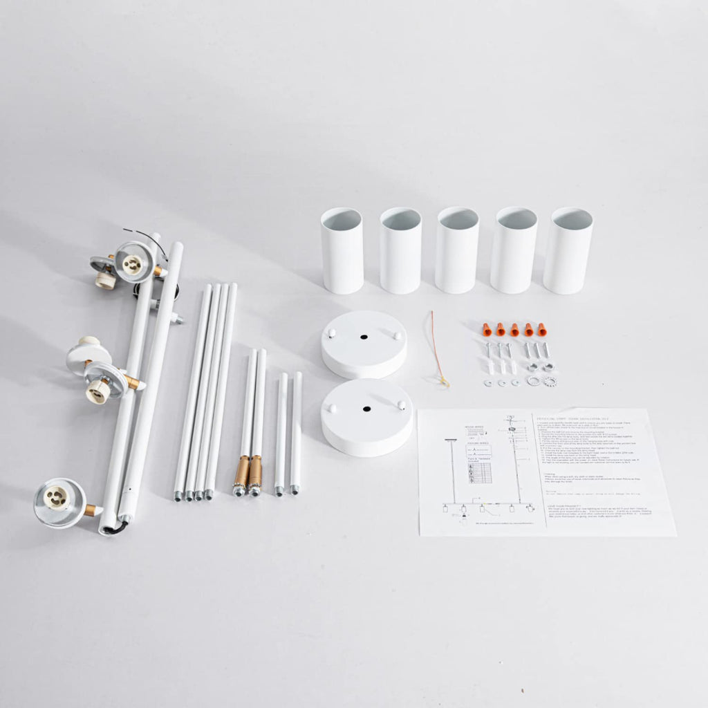 LED Track Lighting Kit White Track Light Flexibly Rotatable Light Head Modern Spot Lighting Living Room